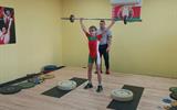 на помосте Лесяк Максим
